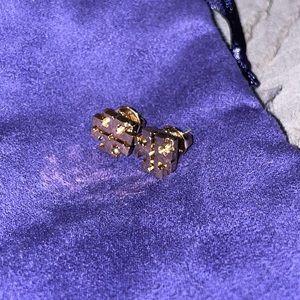 Tory Gold Tory logo stud earnings
